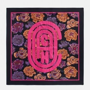 Coach - Silk Square Scarf With Kaffe Fassett Print